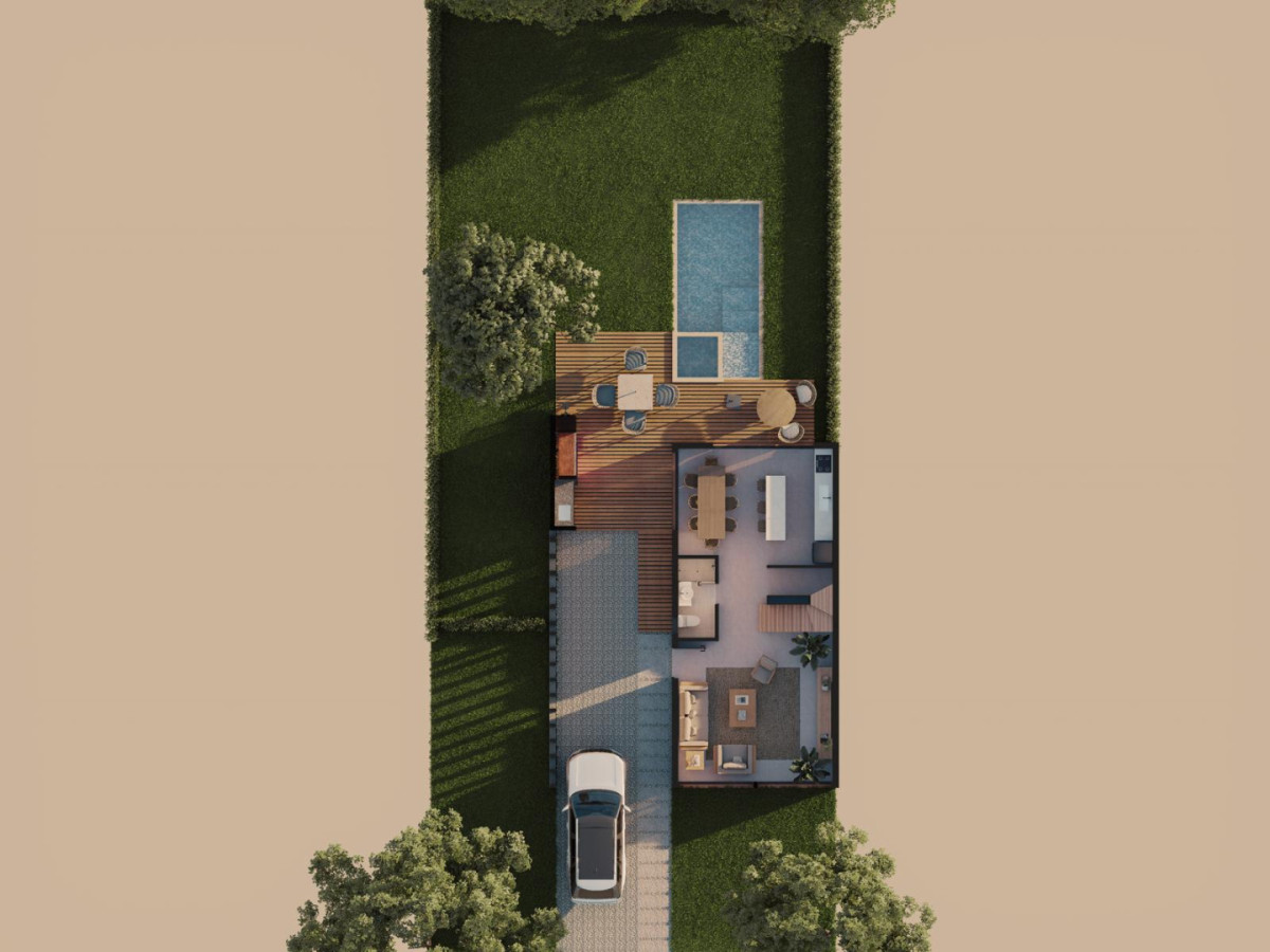 Casa ID.7072 - Pre venta casas en exclusivo barrio cerrado Puenta Ballena 