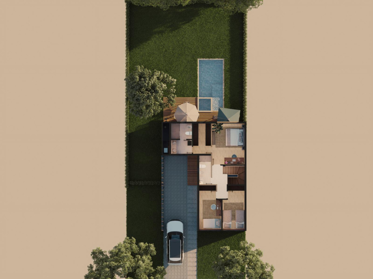 Casa ID.7072 - Pre venta casas en exclusivo barrio cerrado Puenta Ballena 
