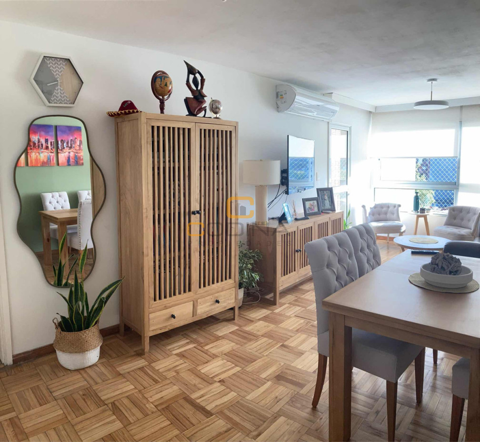 Apartamento ID.1565 - VENTA APARTAMENTO LIVING COMEDOR TRES DORMITORIOS DOS BAÑOS COCINA DEFINIDA PUNTA CARRETAS.
