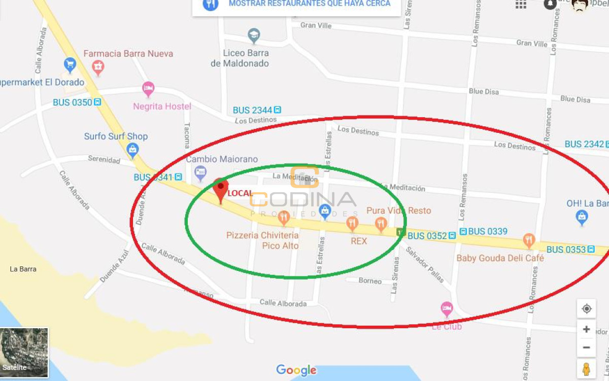 Local Comercial ID.775 - Local en alquiler en excelente ubicación en medio de la Barra