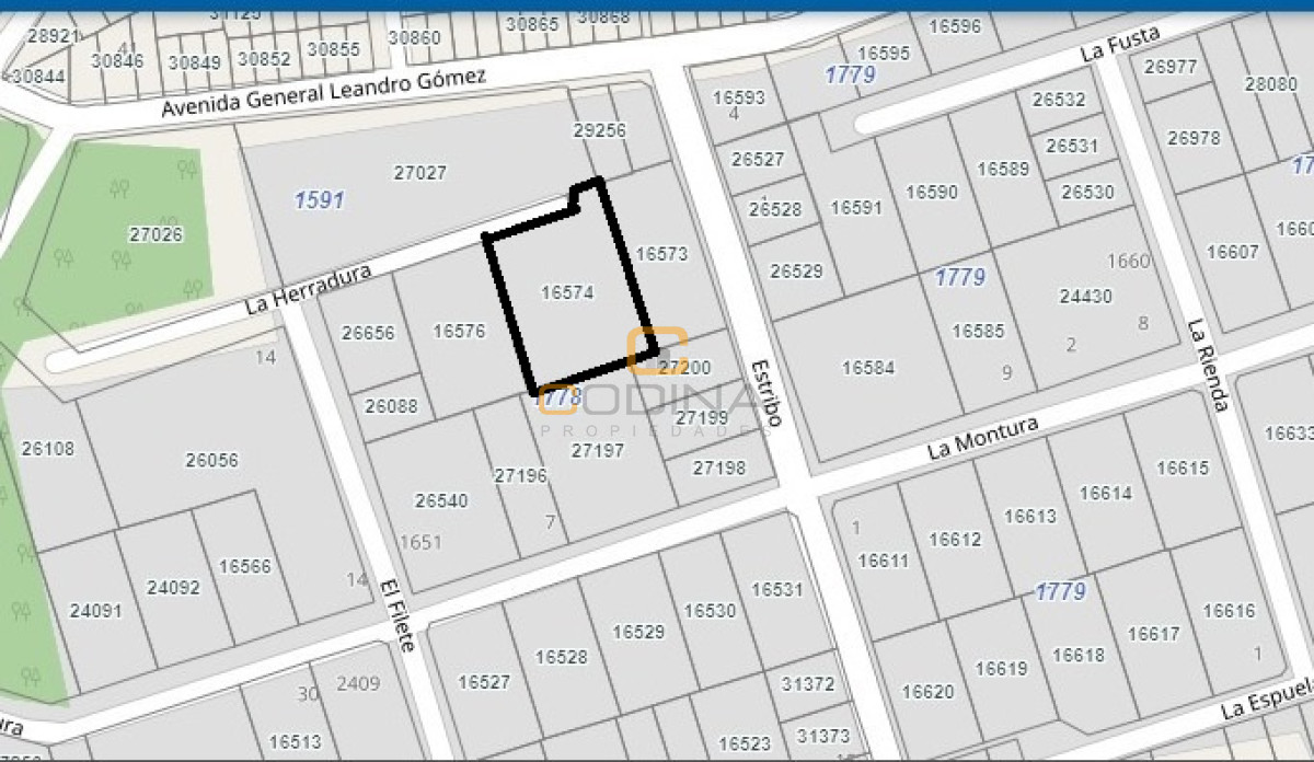 Terreno ID.628 - Terreno a la venta en Parque Burnett 4452 mts 2