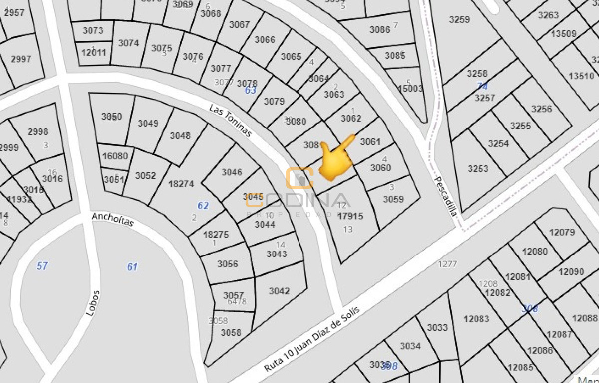 Terreno ID.827 - 2 Terrenos a 100 mts del mar en el Chorro