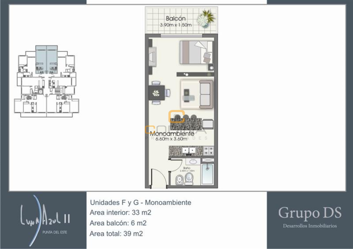 Apartamento ID.470 - Apartamento en Punta del Este, Mansa