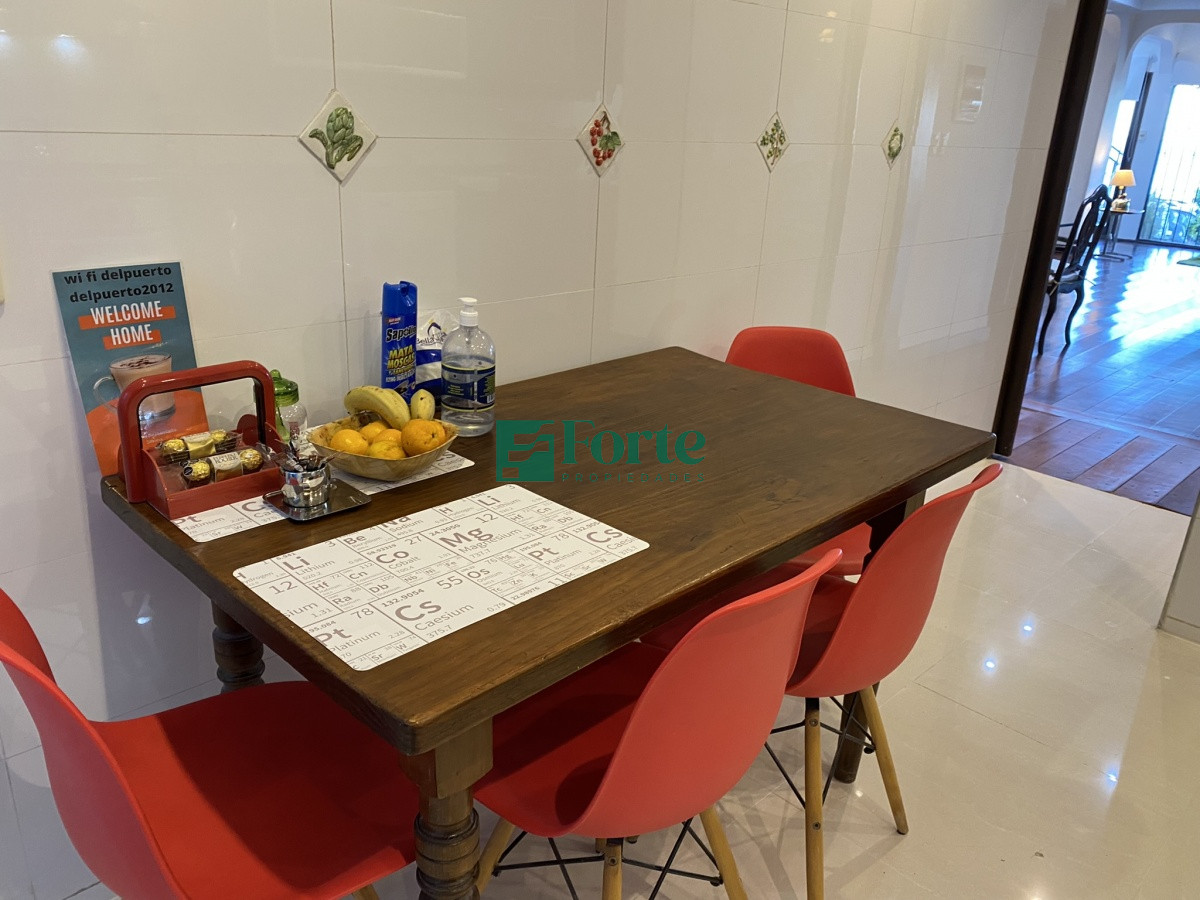 Apartamento ID.15 - Puerto del Buceo, 3 cuartos, 2 suites, servicio, jardin, vista veleros.