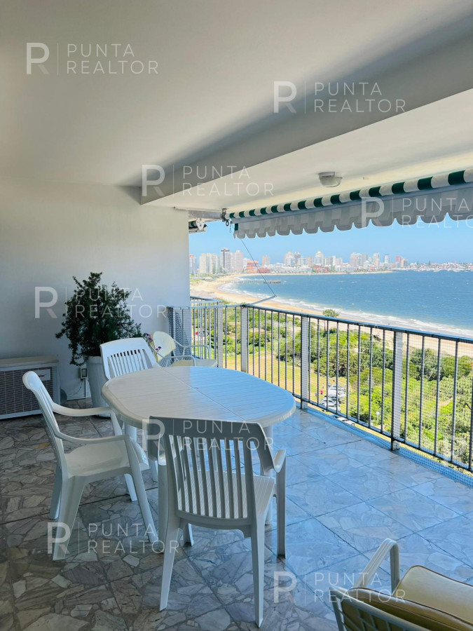 Apartamento ID.1873 - Apartamento 3 dormitorios en alquiler con espectacular vista al mar, Playa Mansa, Punta del Este, Uruguay