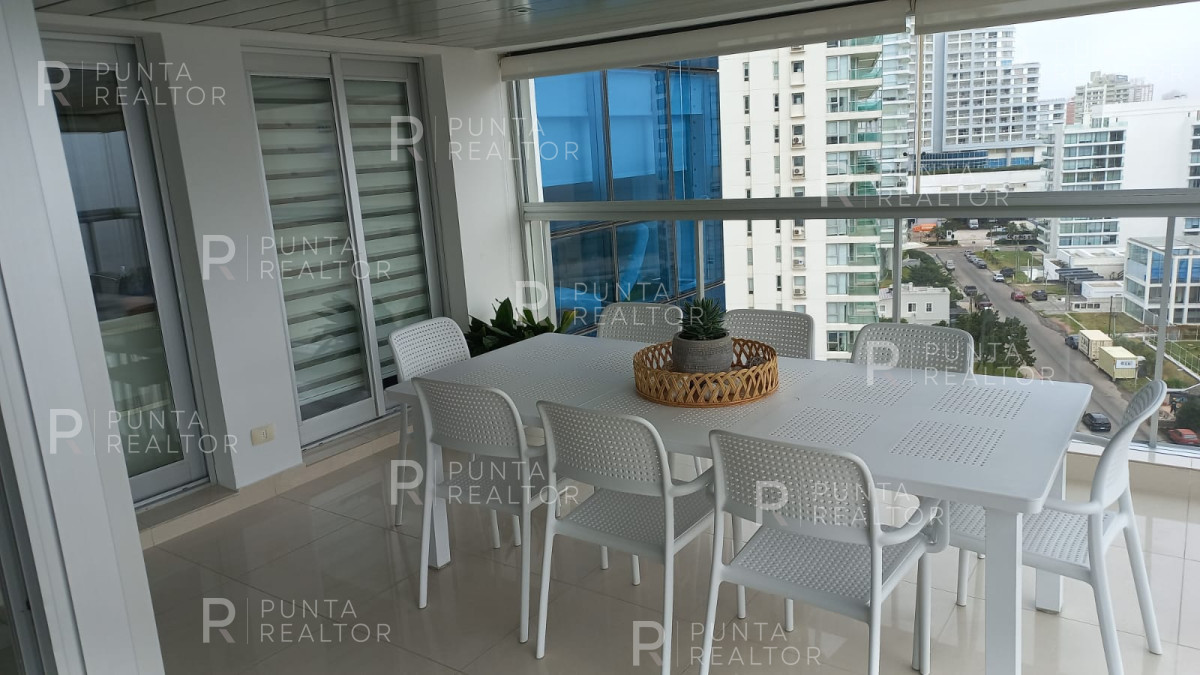 Apartamento ID.2391 - Departamento Alquiler 3 Dormitorios, Miami Boulevard, Playa Mansa, Punta del Este, Uruguay