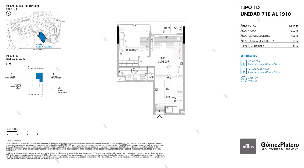 Apartamento ID.1992 - Apartamento de un dormitorio en venta en el pozo, More Atlántico, Punta del Este, Uruguay