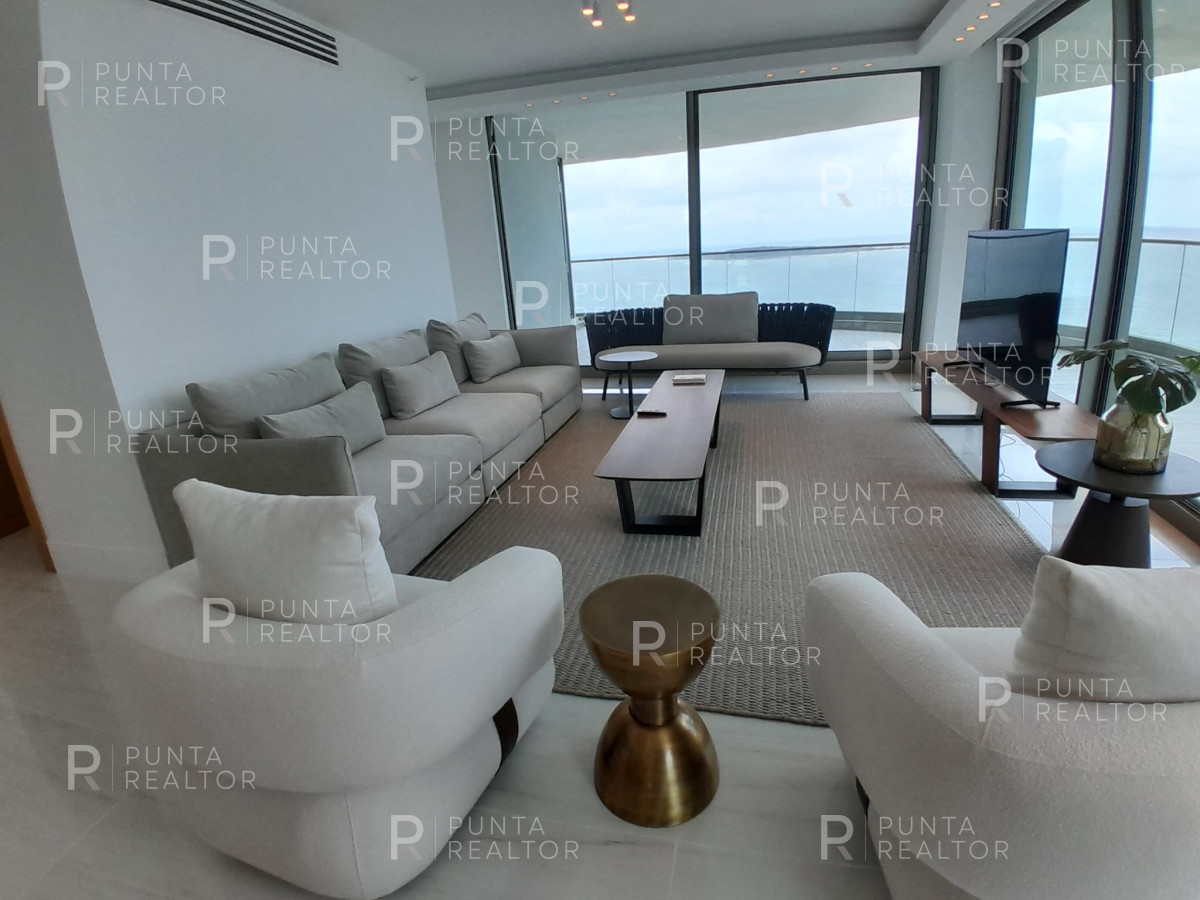 Apartamento ID.1880 - Apartamento en torre de categoría Fendi, en alquiler en Playa Mansa, frente al mar, Punta del Este, Uruguay