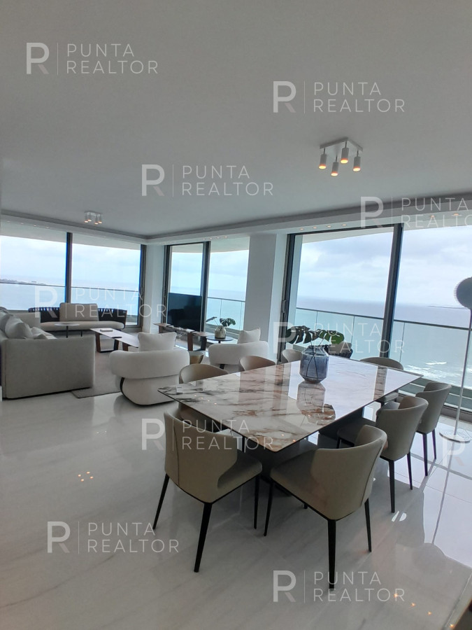Apartamento ID.1880 - Apartamento en torre de categoría Fendi, en alquiler en Playa Mansa, frente al mar, Punta del Este, Uruguay