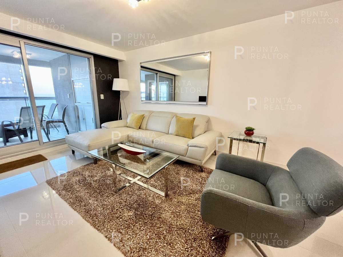 Apartamento ID.462 - Departamento en venta en Torre Look Brava 3 dormitorios y servicio, vista al mar, Playa Brava, Punta del Este, Uruguay