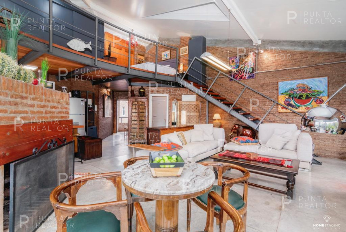 Apartamento ID.25 - Apartamento en alquiler en Puertito del Buceo, loft duplex, vistas veleros, garaje, lujo, aire acondicionado, terraza