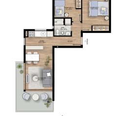 Venta apartamento 2 dormitorios playa mansa