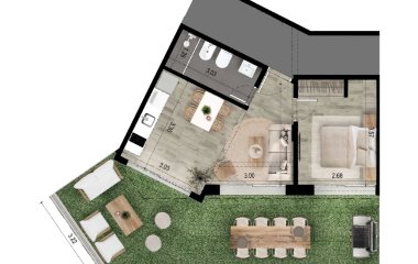 Venta apartamento 1 dormitorio playa Mansa
