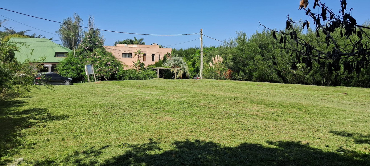 Lote con vista en el chorro