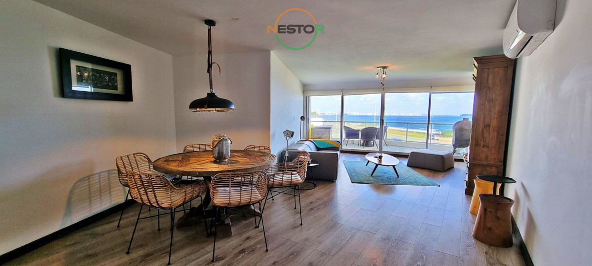 Apartamento ID.5285 - Frente al Mar, 3 dormitorios 3 baños, hermosa vista hacia Punta del Este
