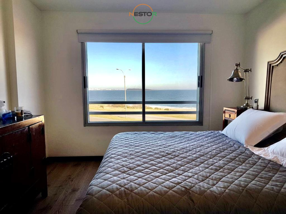 Apartamento ID.5285 - Frente al Mar, 3 dormitorios 3 baños, hermosa vista hacia Punta del Este