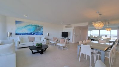 Ap. Le Parc, primera línea con Vista al mar, piso bajo, 3 Suites+ dep