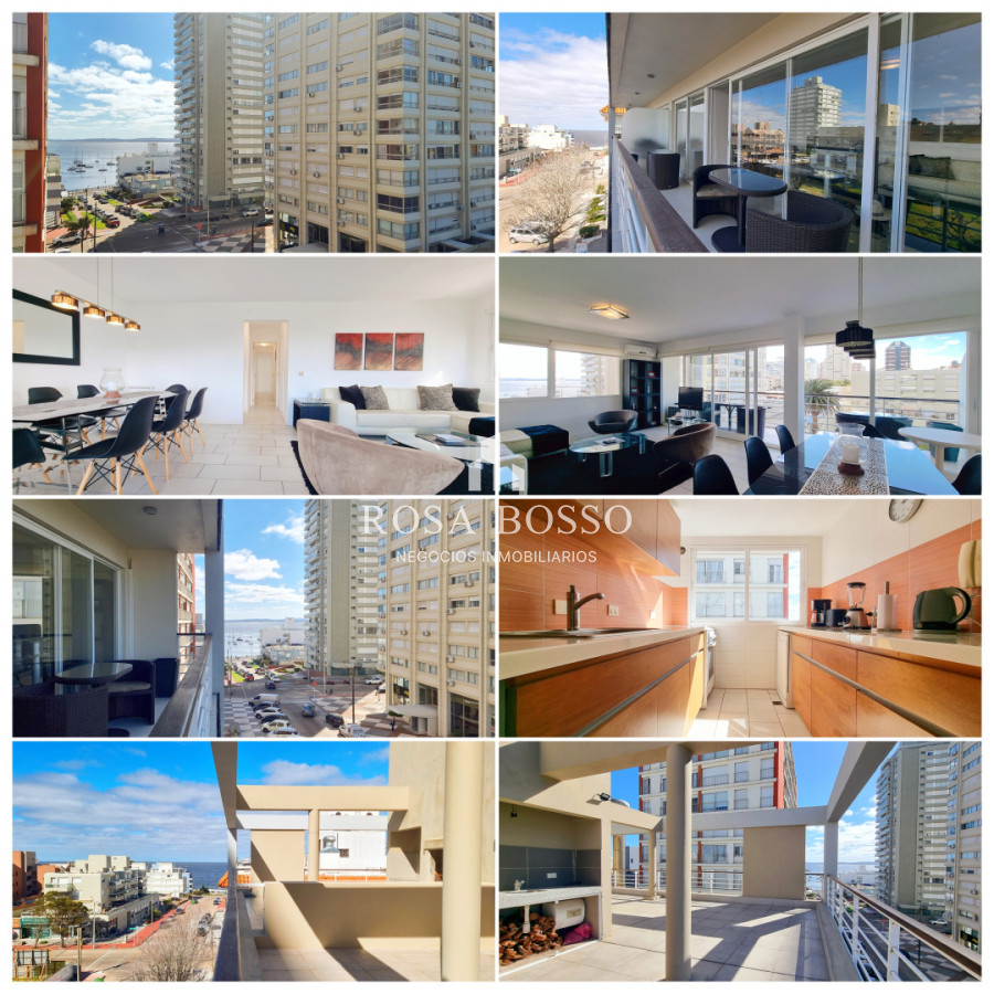 Apartamento ID.9788 - Apartamento Venta 3 dormitorios, 3 baños, parrillero, losa radiante y Vista al mar!