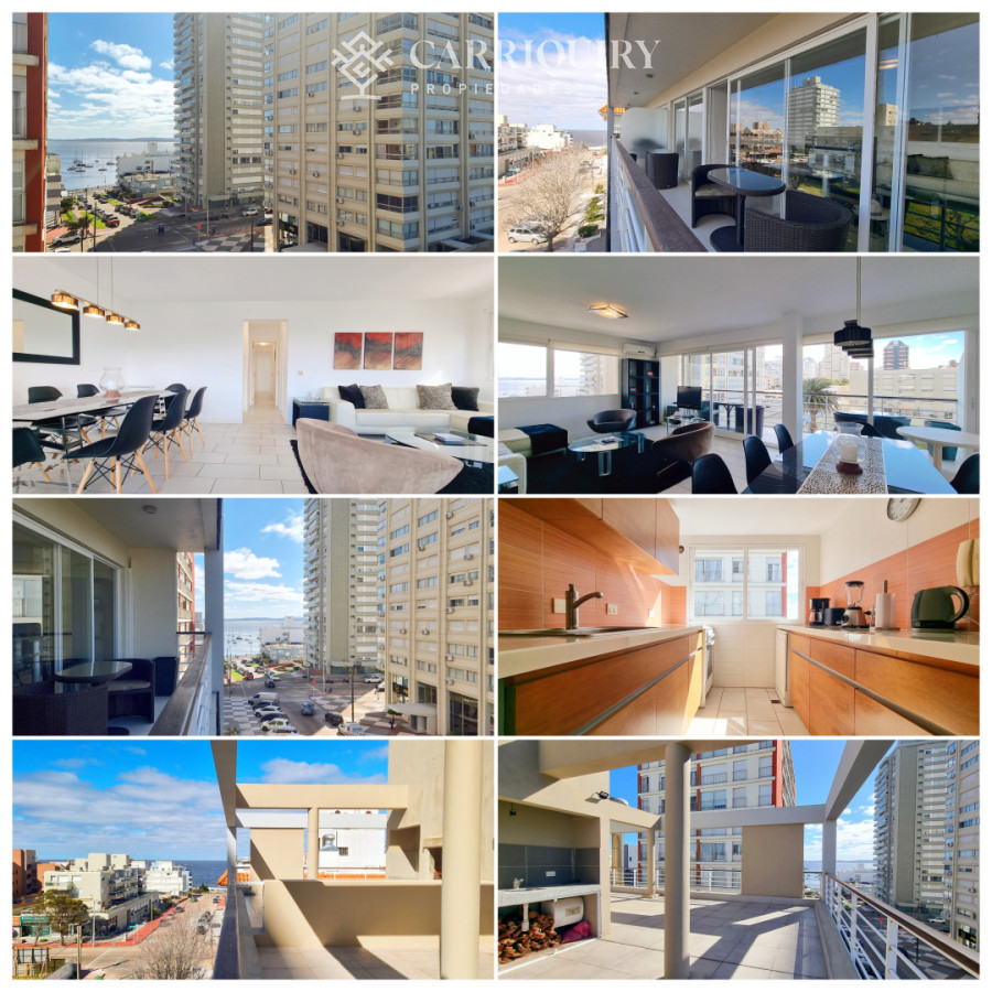 Apartamento ID.9741 - Apartamento moderno, 3 dormitorios, 3 baños, parrillero, losa radiante y Vista al mar!