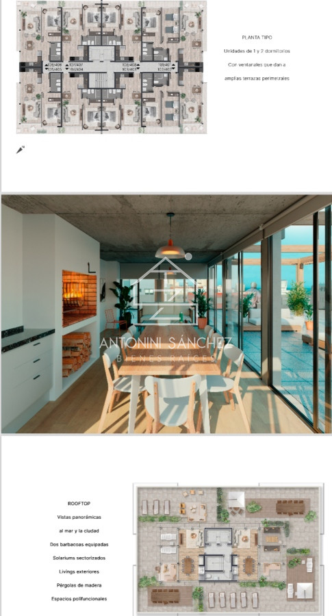 Apartamento ID.1030 - Apartamento 2 dormitorios a estrenar en Península - Ubicación privilegiada con vista al mar!