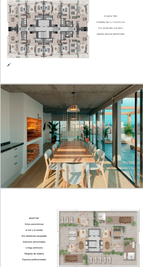 Apartamento ID.498 - OPORTUNIDAD EN VENTA EN PENINSULA - APARTAMENTO 1 DORMITORIO CON VISTA AL MAR Y EXCELENTES AMENITTIES 