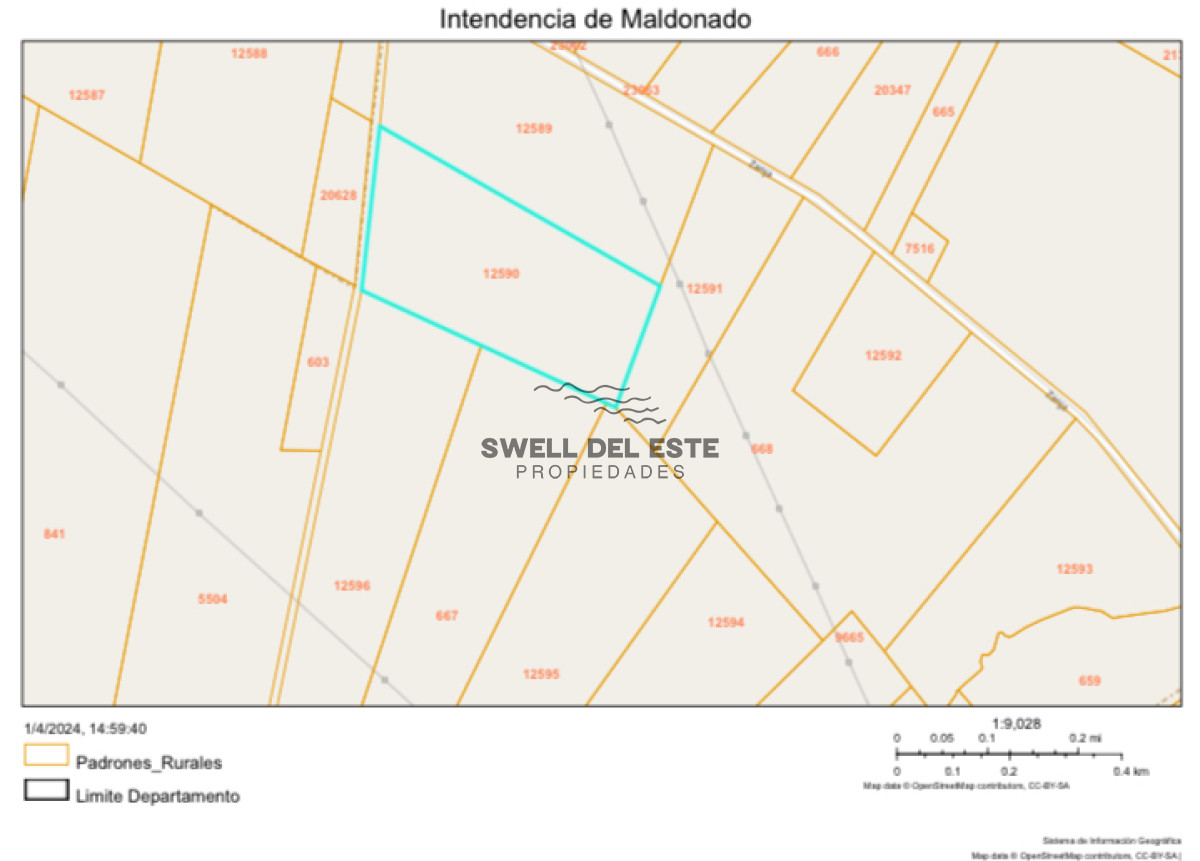 Chacra ID.19 - Hermosa Chacra de 12 hectáreas en ubicación privilegiada a 25 minutos de Punta del Este