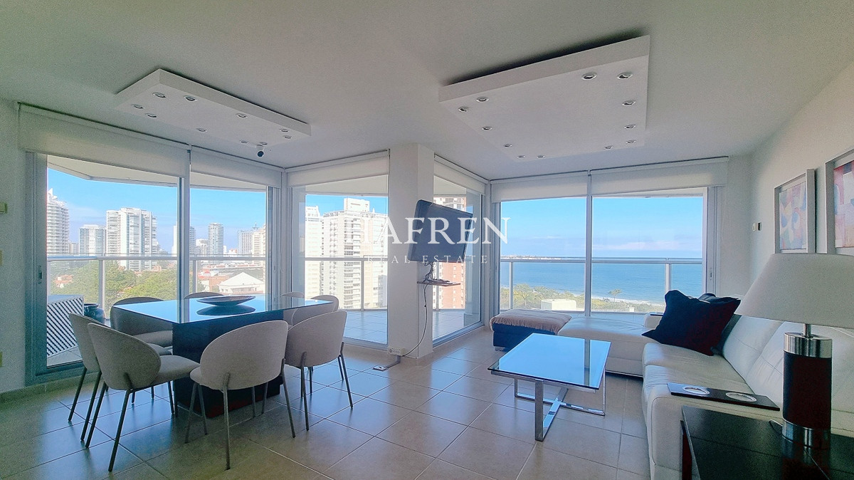 Apartamento ID.1 - Excepcional apartamento con amplia terraza con vista al Mar, 3 Suites, losa radiante