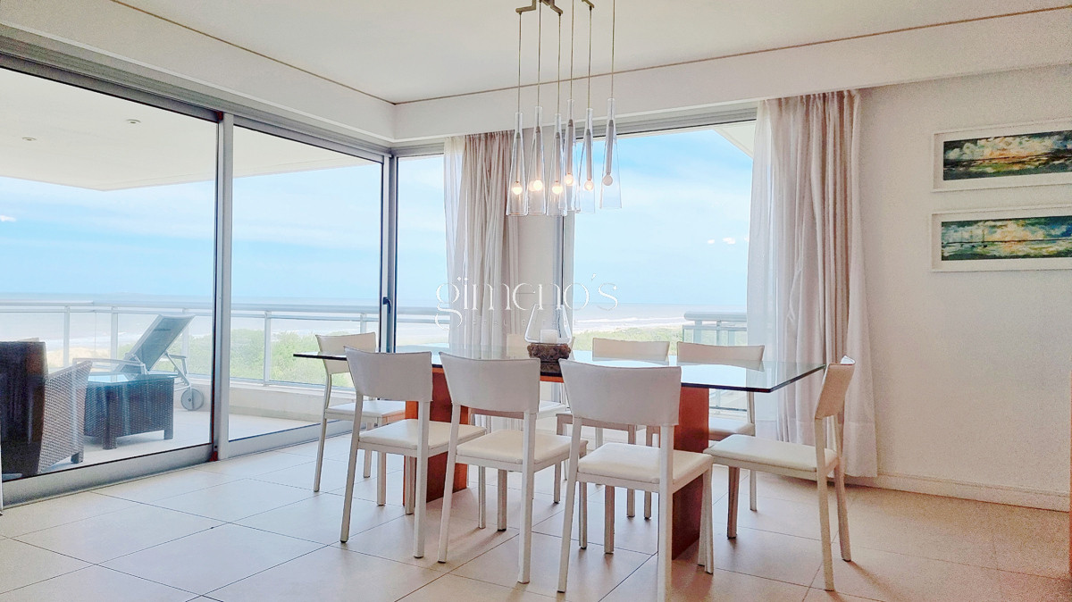 Apartamento ID.558 - Apartamento esquinero en primera linea de la Playa Brava, 4 Suites, calefaccion, garages. Punta del Este 