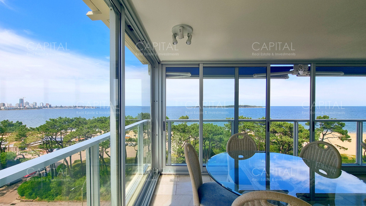 Apartamento ID.37679 - Semipiso con extraordinaria vista al Mar, 3 suites + dep, garage 3 autos, bauleras