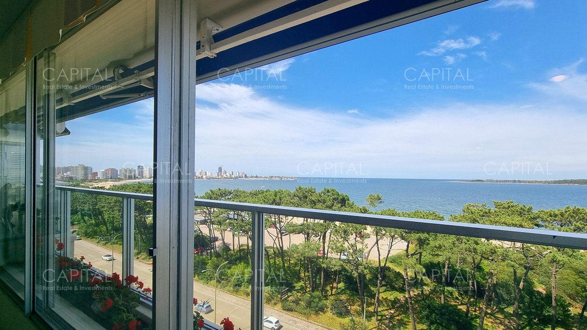 Apartamento ID.37679 - Semipiso con extraordinaria vista al Mar, 3 suites + dep, garage 3 autos, bauleras