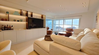 3 dormitorios +dependencia, losa radiante, parrillero, a pasos del mar.