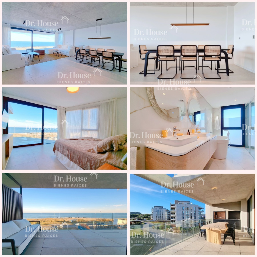 Apartamento en Aldeana, 4 dormitorios en Suite, parrillero, calefacción - DRH1293A