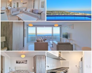 Monoambiente en Punta Ballena con magnifica vista, piscina propia!
