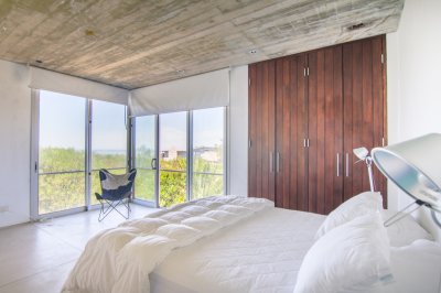 moderna casa de lujo amoblada con piscina climatizada y la mejor vista al mar en punta piedras - drh434c