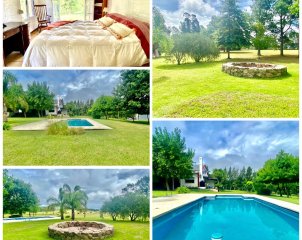 Gran Oportunidad! chacra 5 Hectáreas en ruta 104 con muy buena edificación 3 dormitorios construcción tradicional con piscina