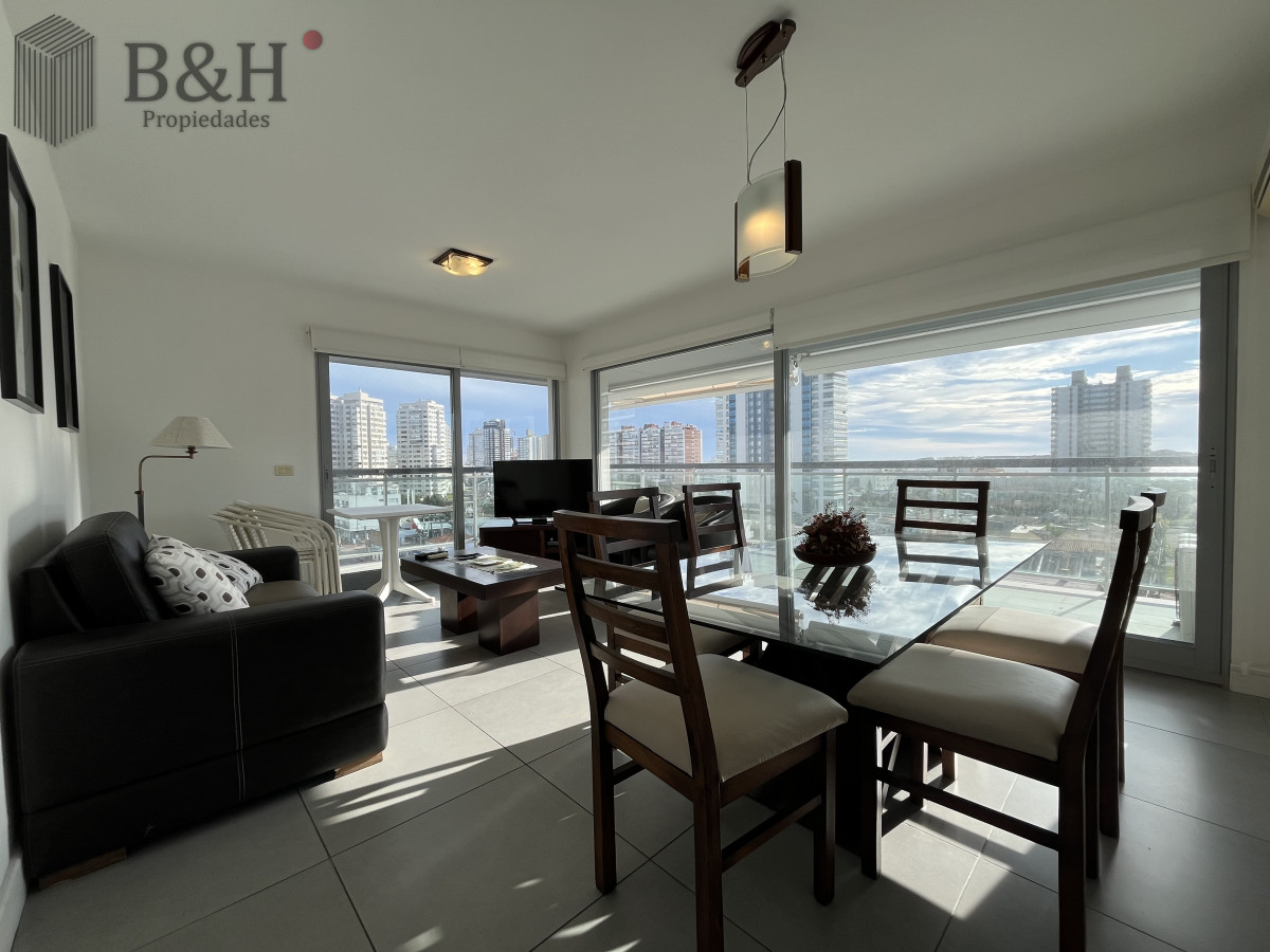 Apartamento ID.5878 - Alquiler Apartamento Torre Francia Con Parrillero, Vista Al Mar