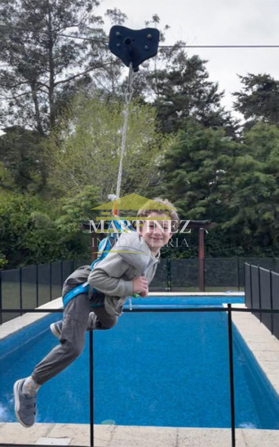 Casa ID.130 - Hermosa Casa Ideal Niños! Segura Pinares A 2 De La Playa. Piscina Climatizada. Juegos Y Tirolesa