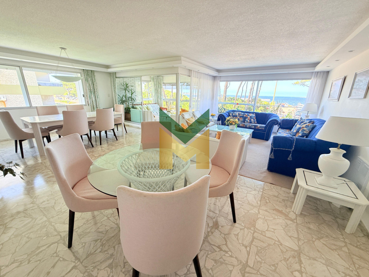 Apartamento ID.7077 - Alquiler 3 dormitorios Playa Mansa Frente Al Mar
