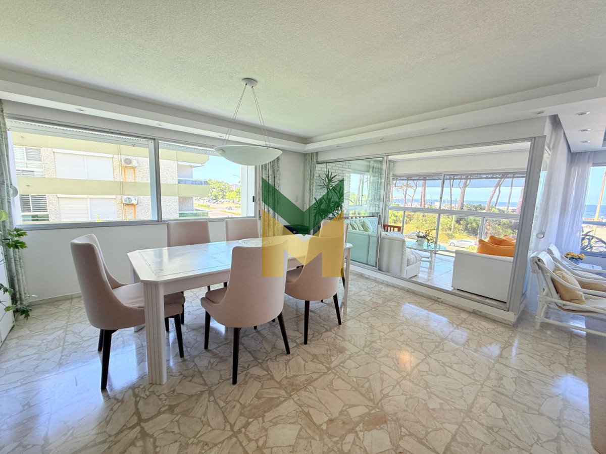 Apartamento ID.7077 - Alquiler 3 dormitorios Playa Mansa Frente Al Mar