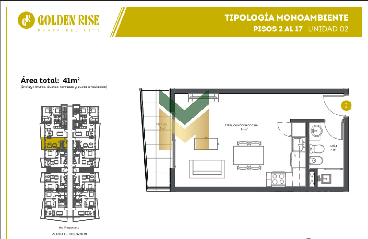 Apartamento ID.6021 - Golden Rise Punta Del Este.