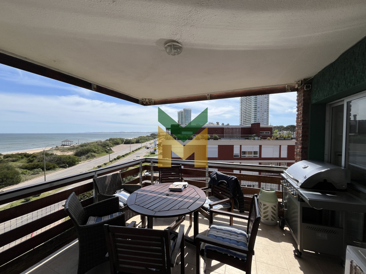 Apartamento ID.5873 - Alquiler temporal frente al mar - 3 dormitorios con parrilla.