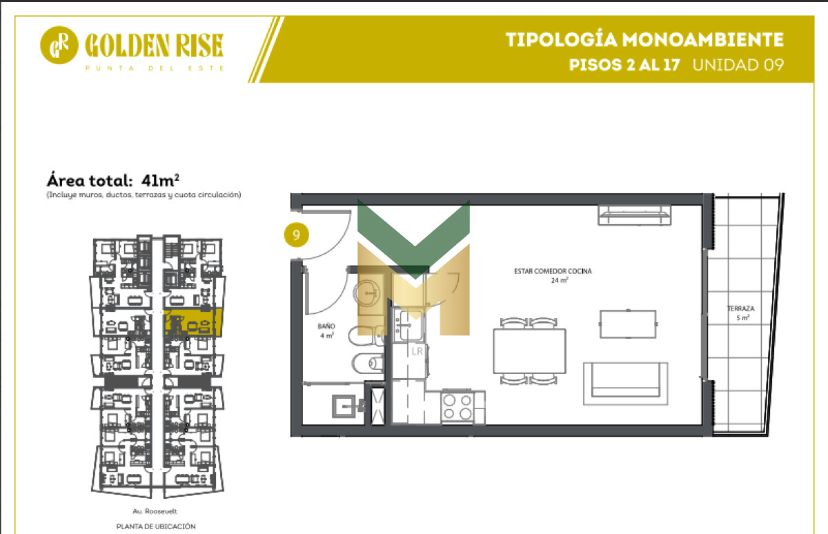 Apartamento ID.6030 - Golden Rise Punta Del Este.