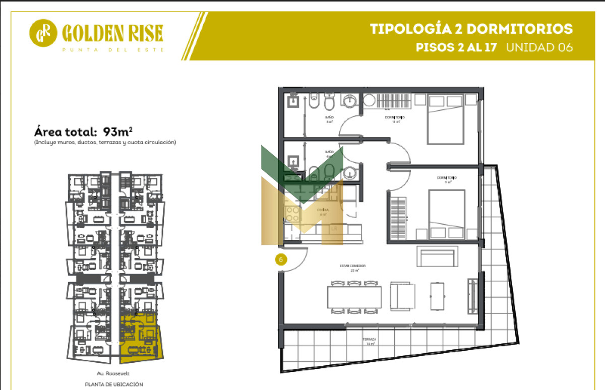 Apartamento ID.6026 - Golden Rise Punta Del Este.