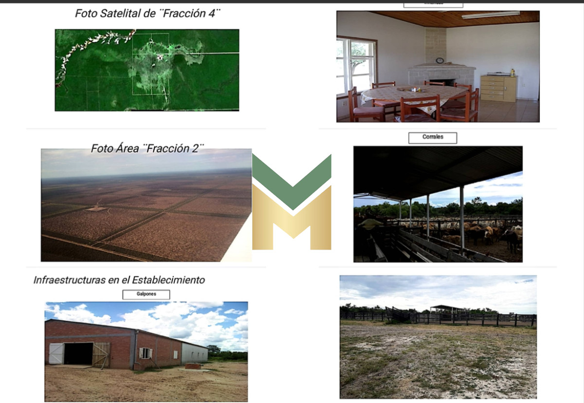 Campo Ref.6593 - 2 Campos en venta - Fuerte Olimpo Paraguay 