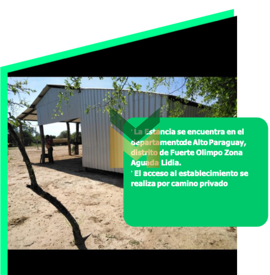 Campo Ref.6593 - 2 Campos en venta - Fuerte Olimpo Paraguay 