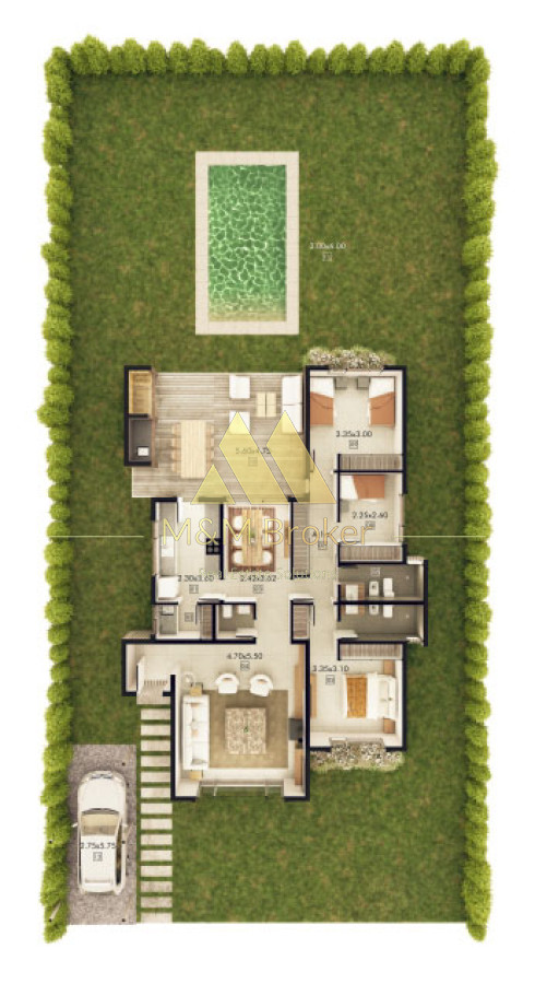 Casa ID.154 - Bosques del Mar  Barrio Privado  Parque Burnett