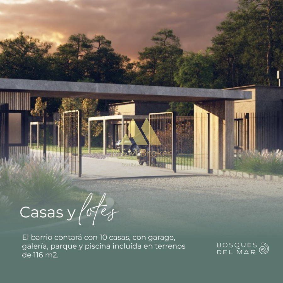 Casa ID.154 - Bosques del Mar  Barrio Privado  Parque Burnett
