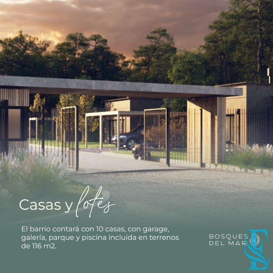 Casa ID.195 - Bosques del Mar  Barrio Privado  Parque Burnett