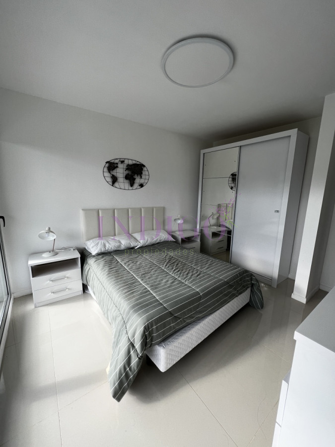 Apartamento Ref.1102 - Apartamento de 2 Dormitorios, con piscina y parrillero en la mansa