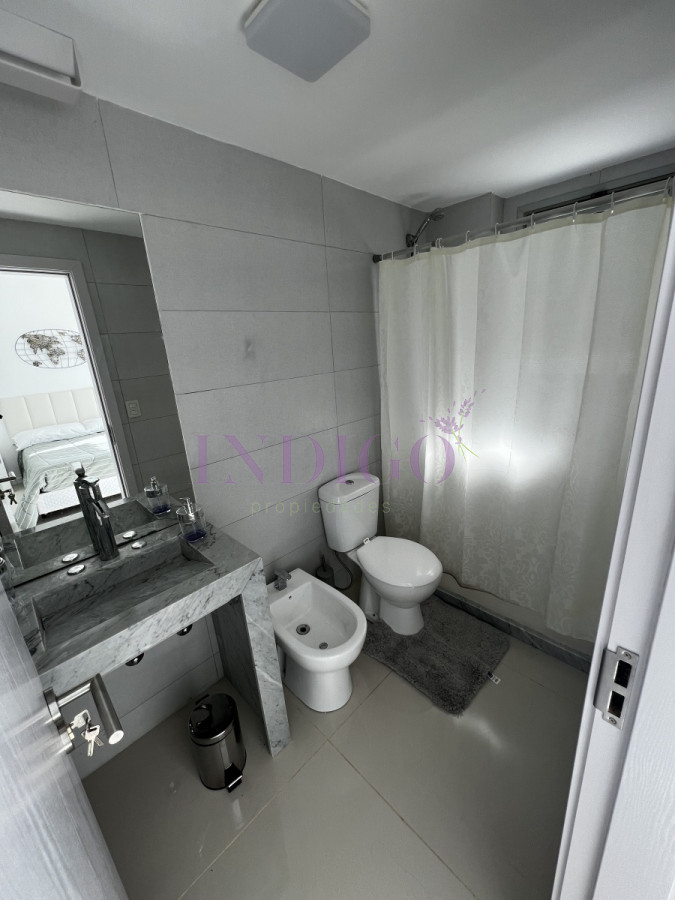 Apartamento Ref.1102 - Apartamento de 2 Dormitorios, con piscina y parrillero en la mansa